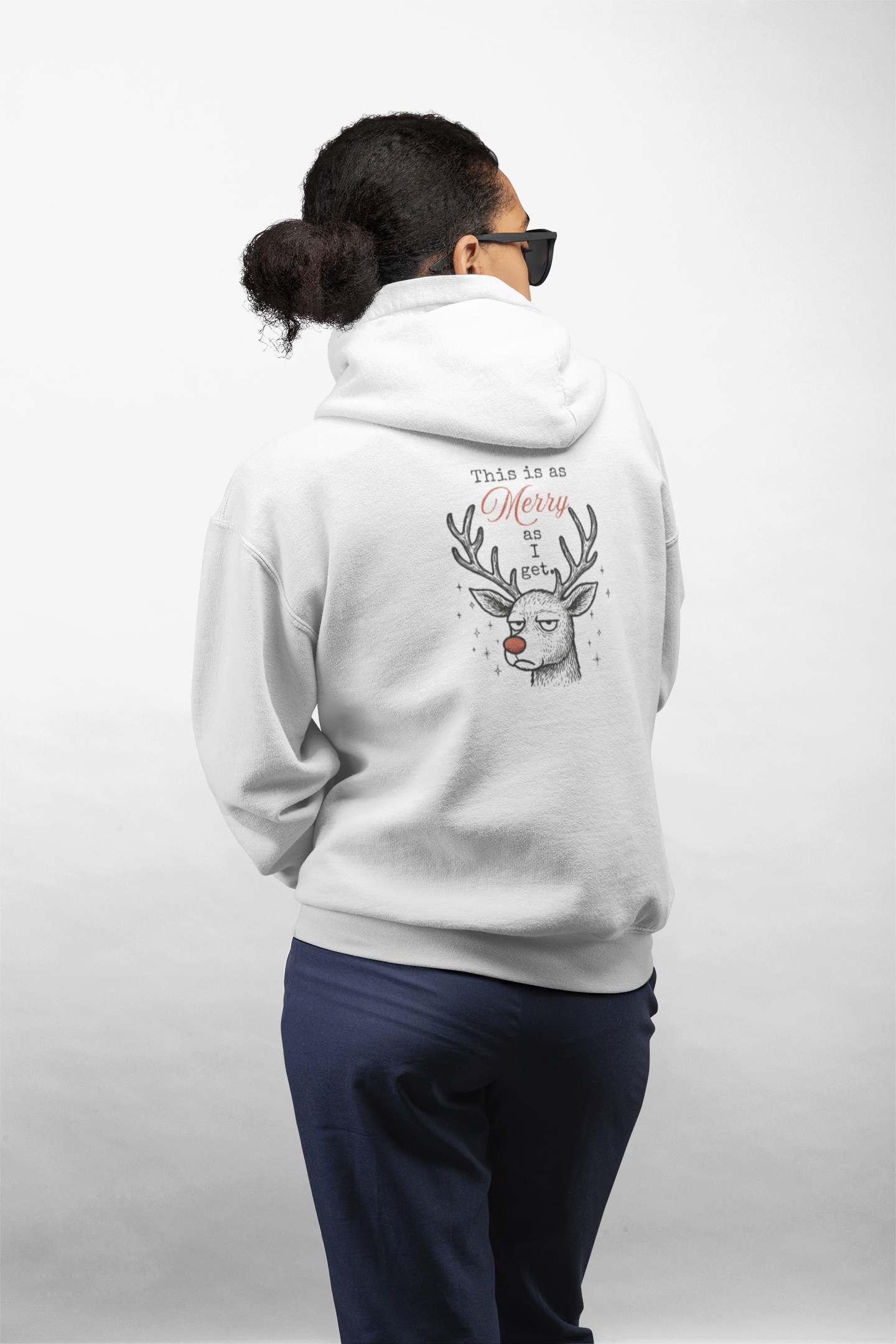 As Merry As I Get – Hoodie for the Barely Festive