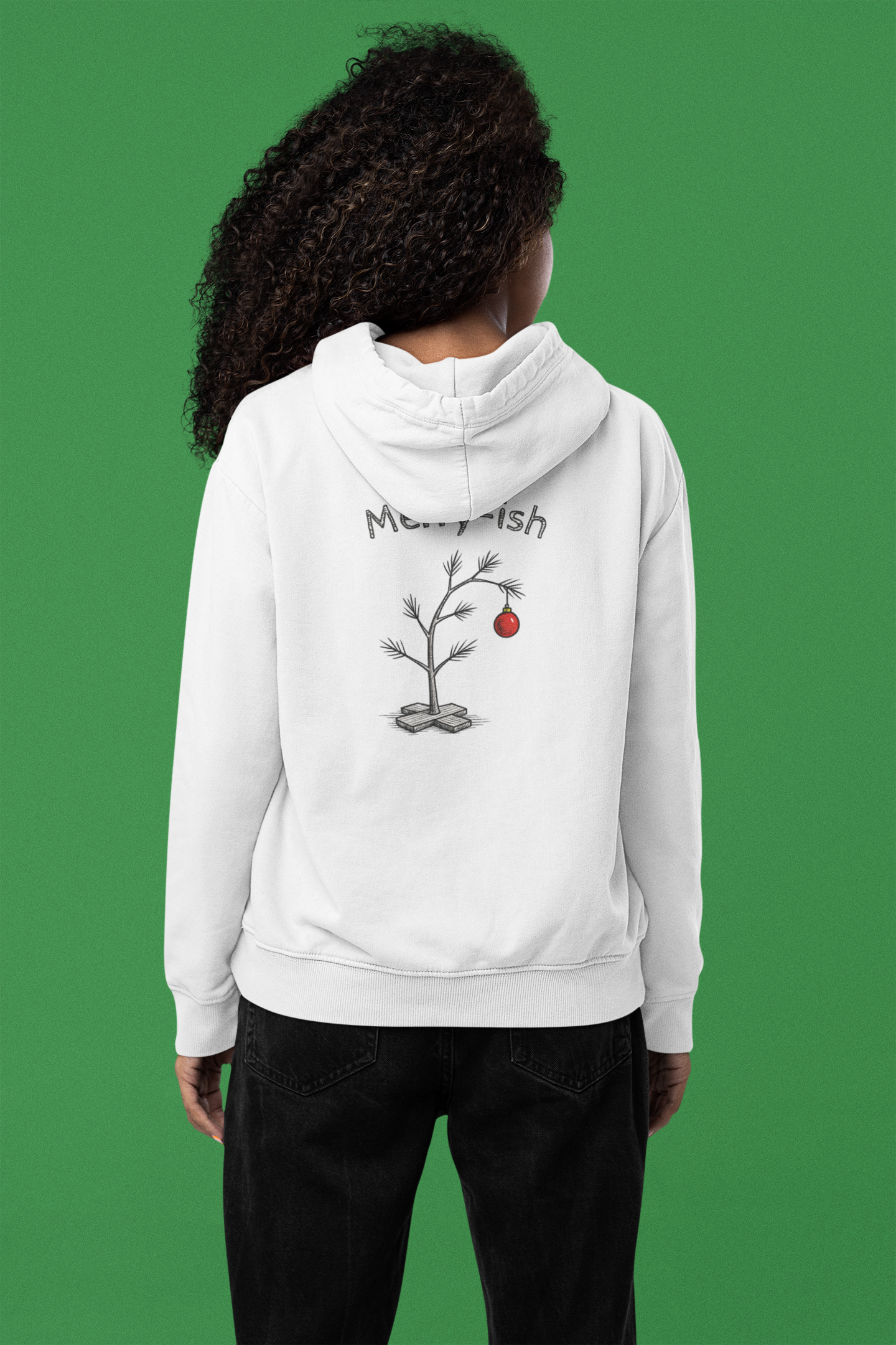 Merry-ish – Hoodie for the Minimally Festive