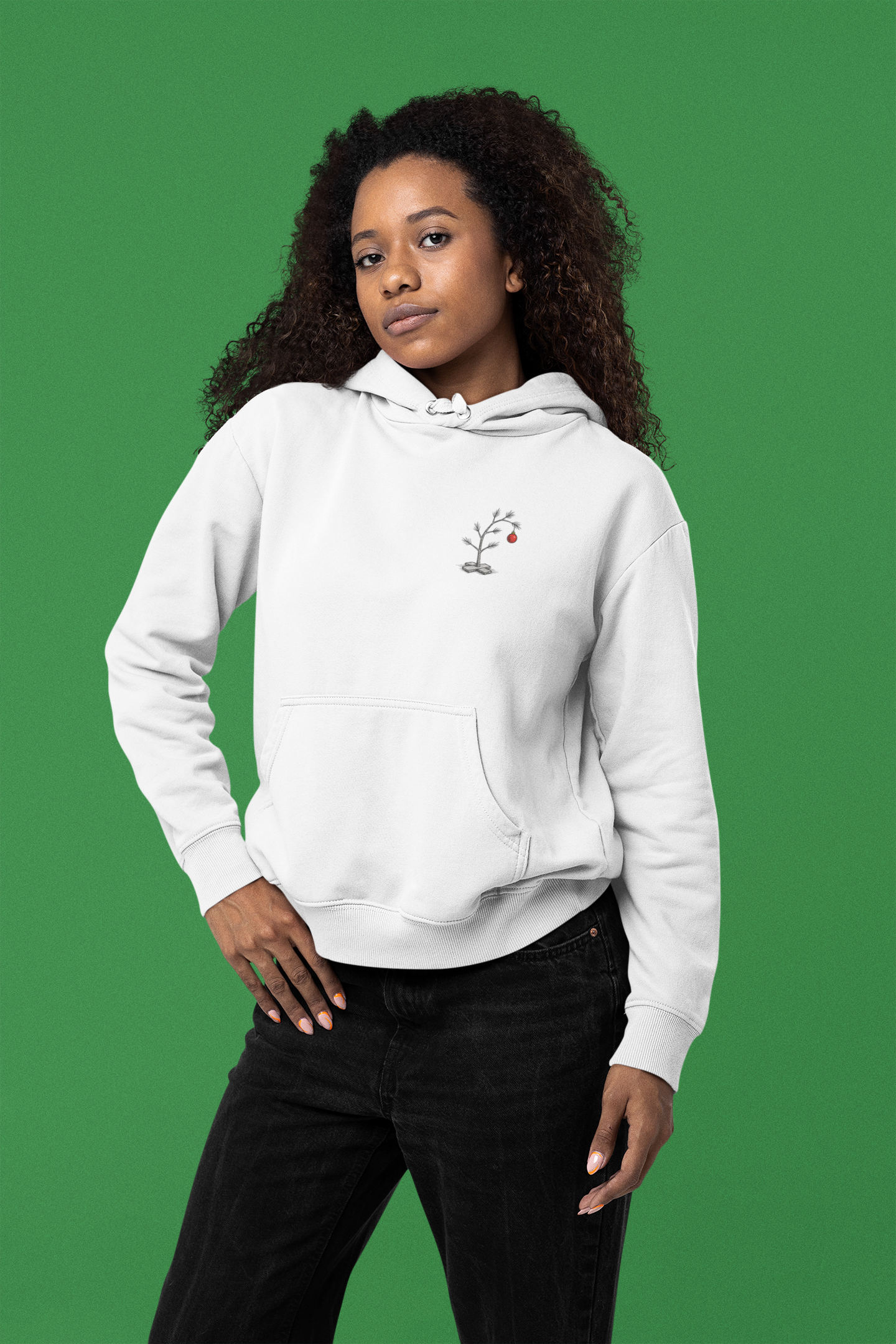 Merry-ish – Hoodie for the Minimally Festive