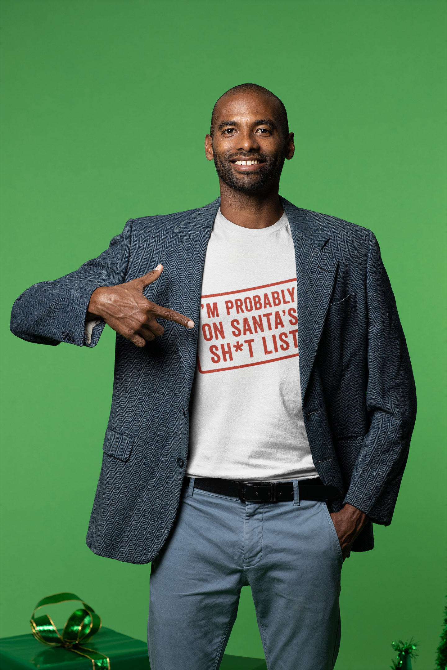 On Santa’s Sh*t List – Tee for the Proudly Naughty