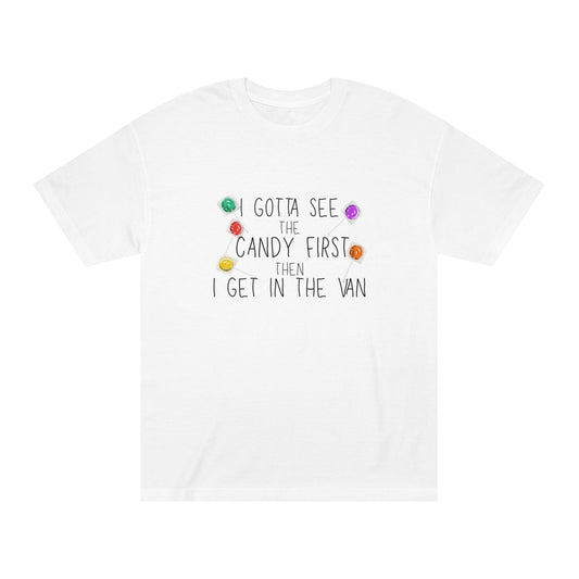 Show Me the Candy – Tee for the Skeptically Sweet