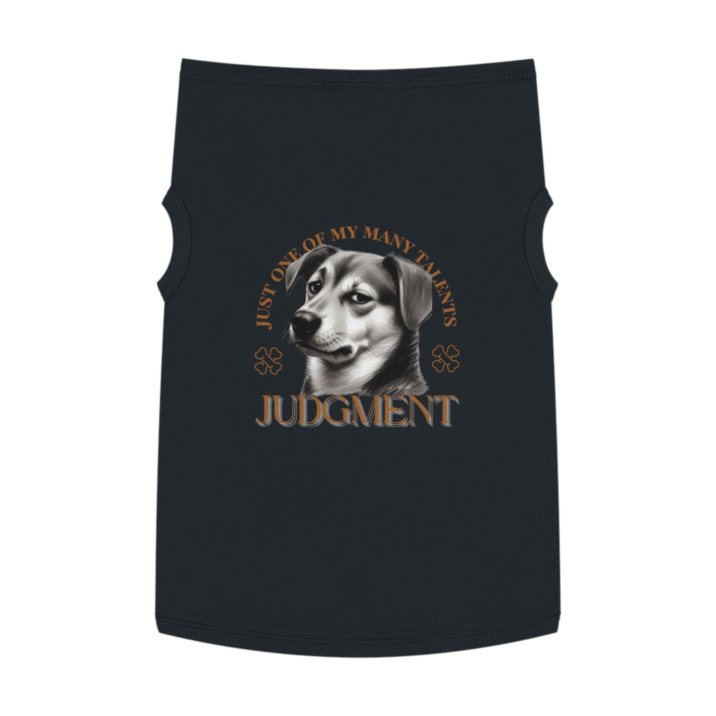 Judgment Talents – Matching Pet Tank for the Sassiest Pup