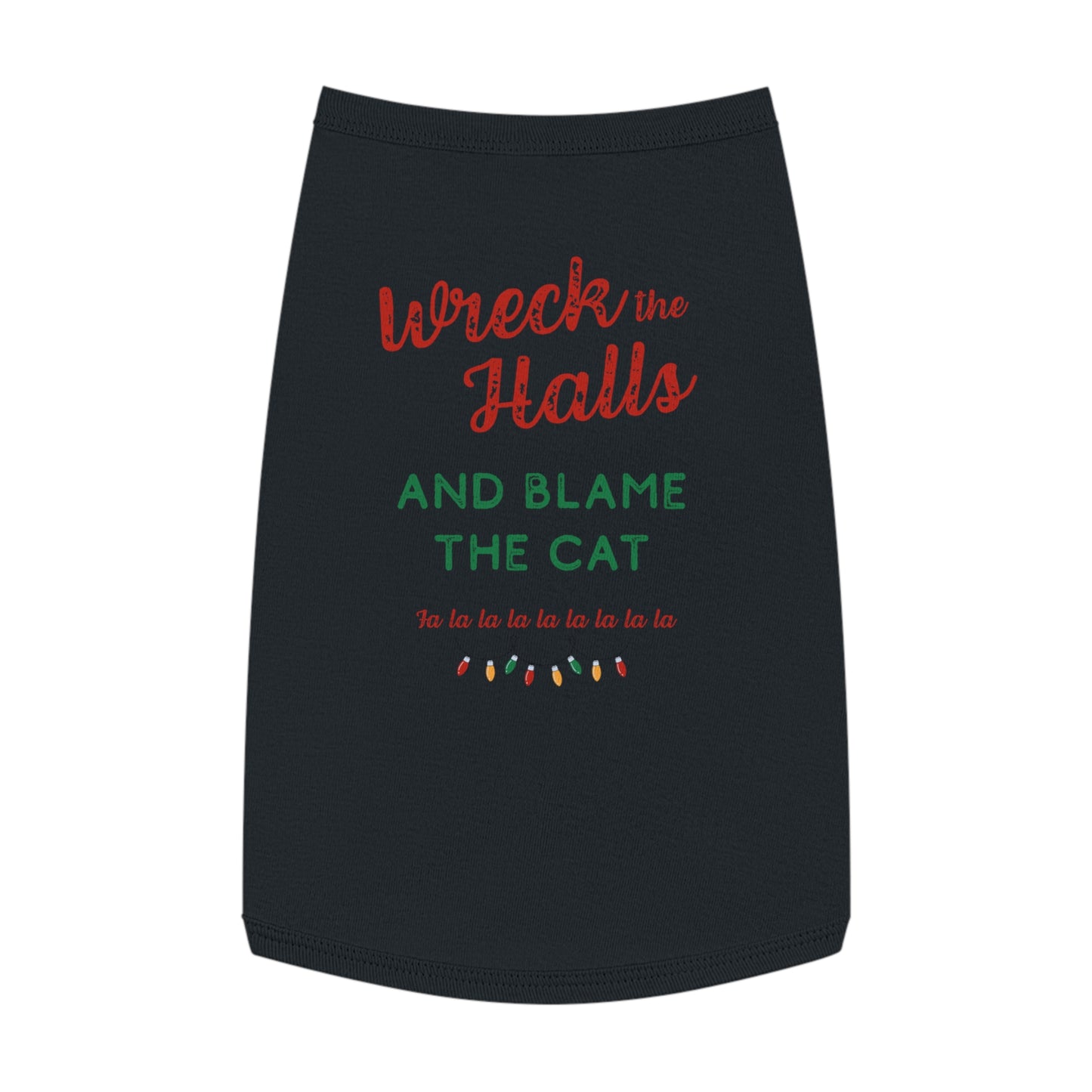 Wreck the Halls (and Blame the Cat) – Tee for the Guilty Pup