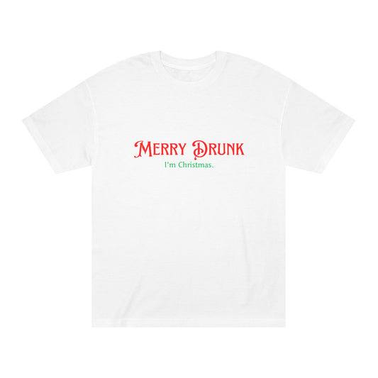 Merry Drunk – Tee for the Holiday Spirit(ual)