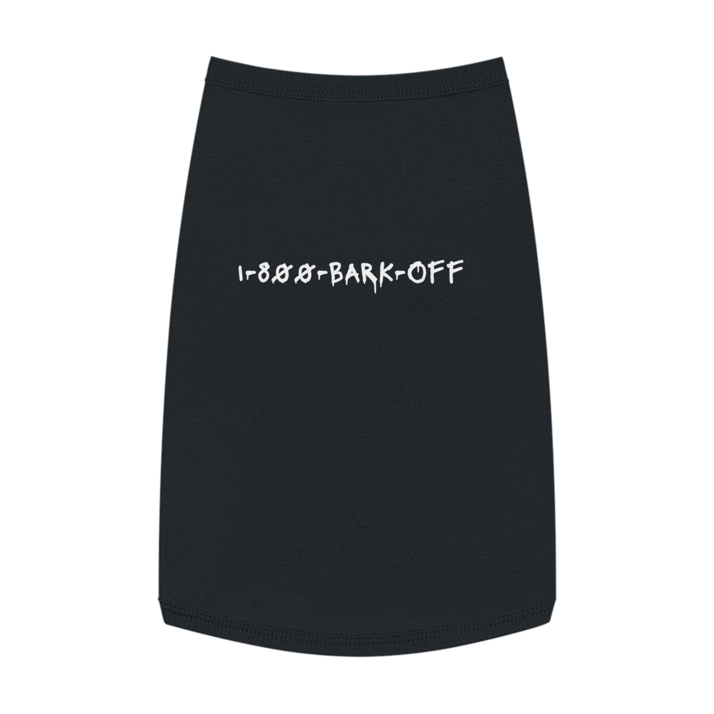 1-800-BARK-OFF – Matching Pet Tank for the Sassy Sidekick (in Black)