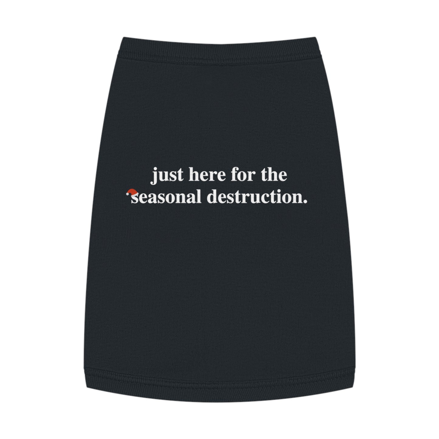 Seasonal Destruction – Tee for the Holiday Menace in Black