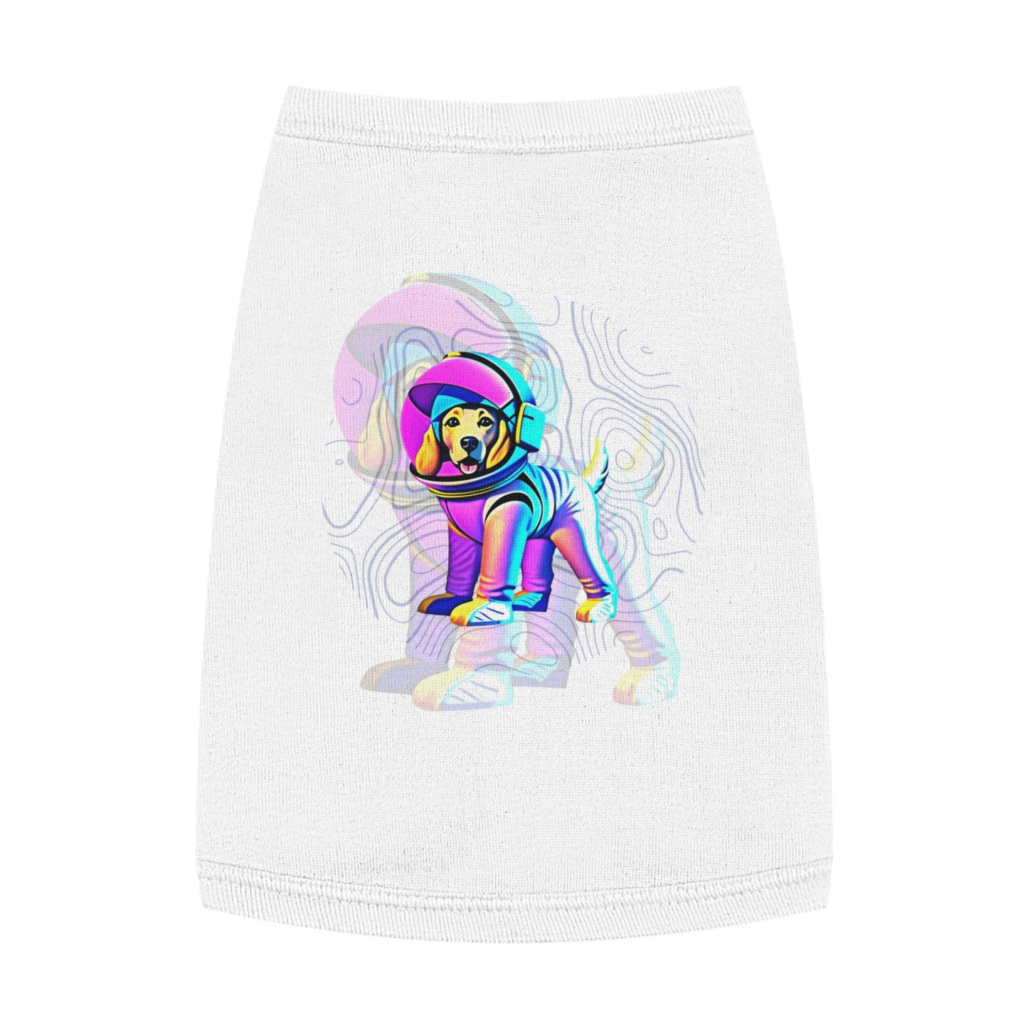 Space Paw-neer – Psychedelic Dogstronaut Tank