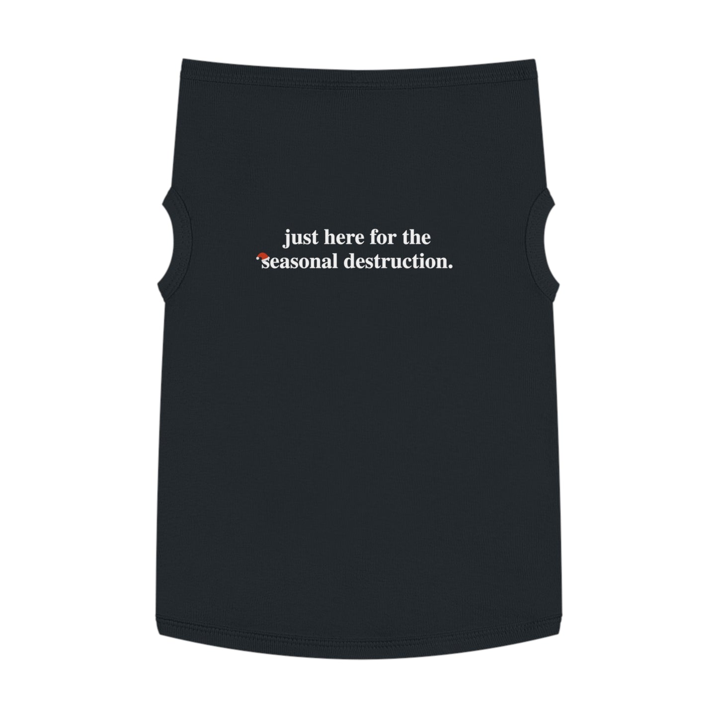 Seasonal Destruction – Tee for the Holiday Menace in Black