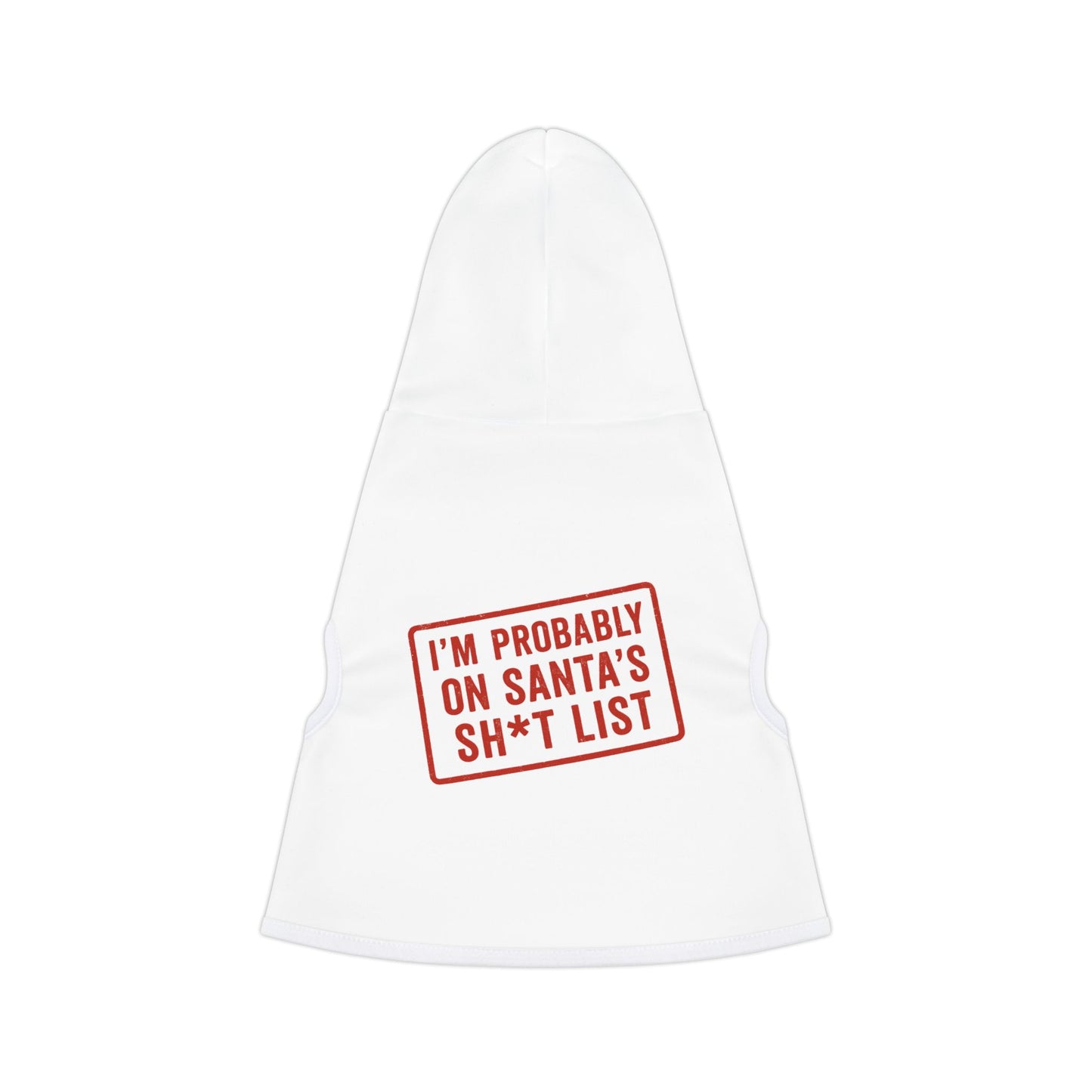 On Santa’s Sh*t List – Hoodie for the Furry Trouble-Maker