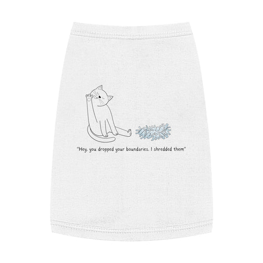 You Dropped Your Boundaries – Stick Figure Cat Tank