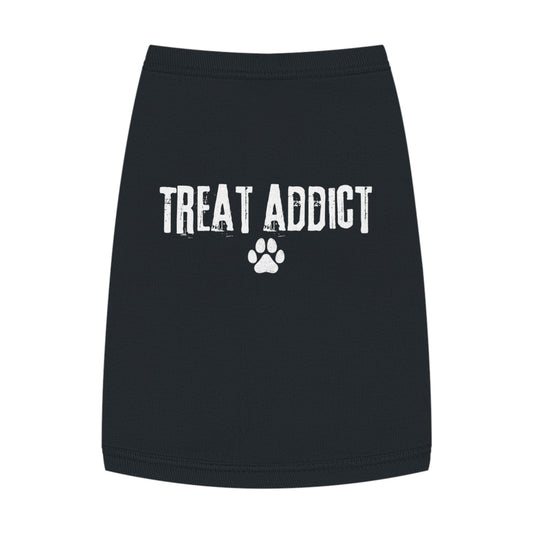 Treat Addict – Matching Pet Tank for the Snack-Obsessed (in Black)