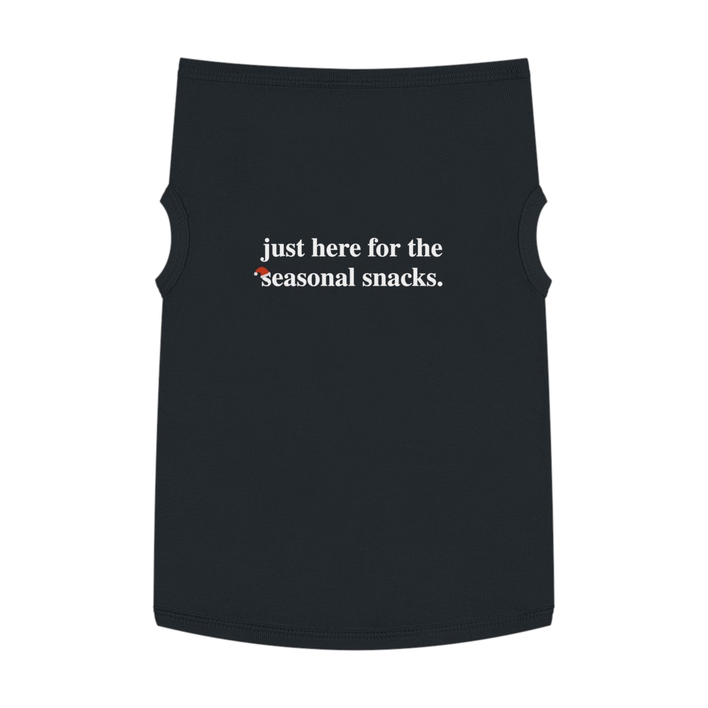 Seasonal Snacks – Tee for the Festive Foodie in Black