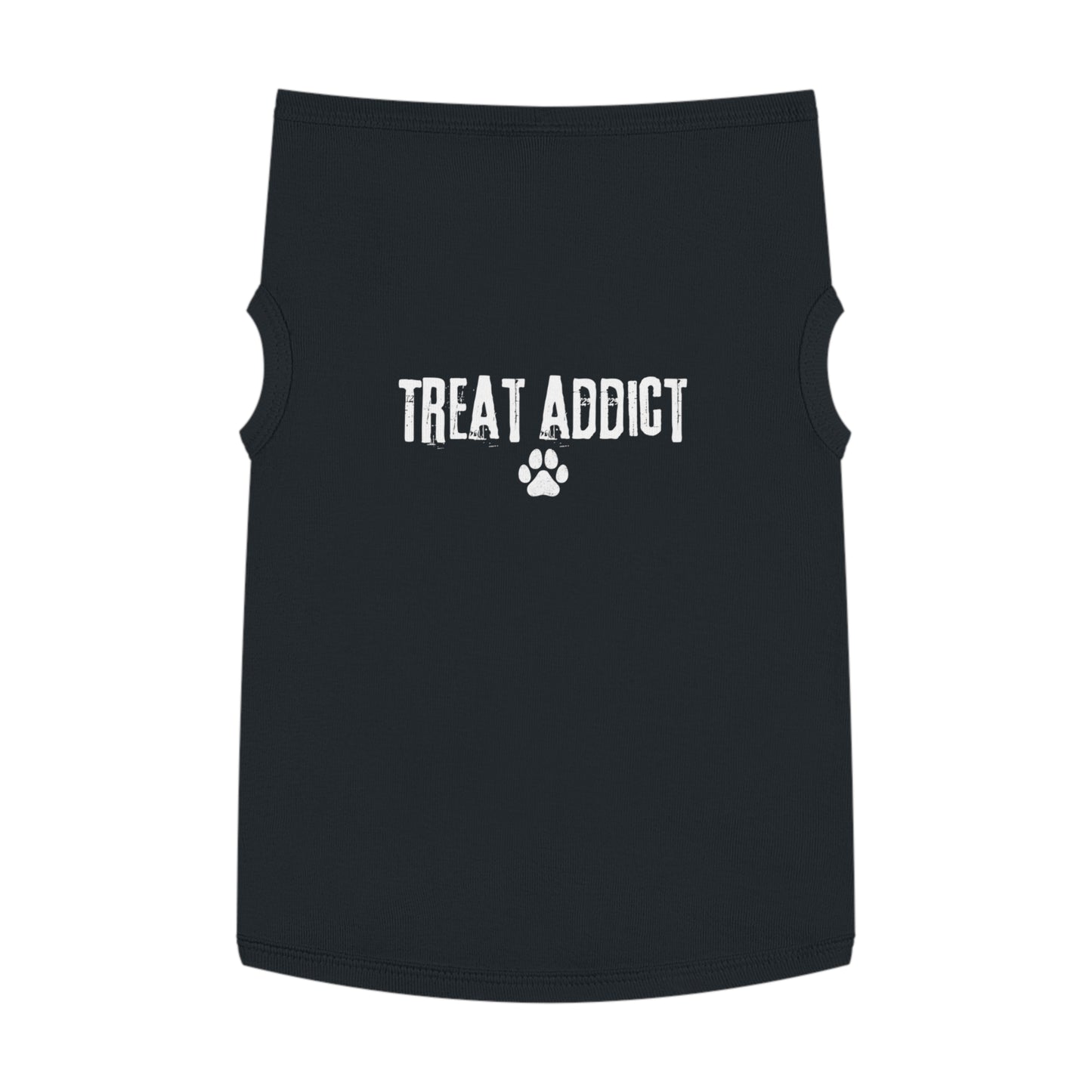 Treat Addict – Matching Pet Tank for the Snack-Obsessed (in Black)
