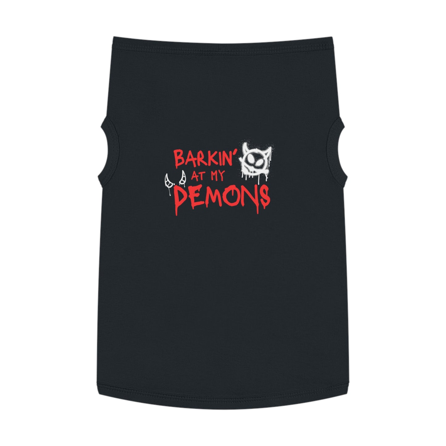 Barkin’ At My Demons – Graffiti Dog Tank