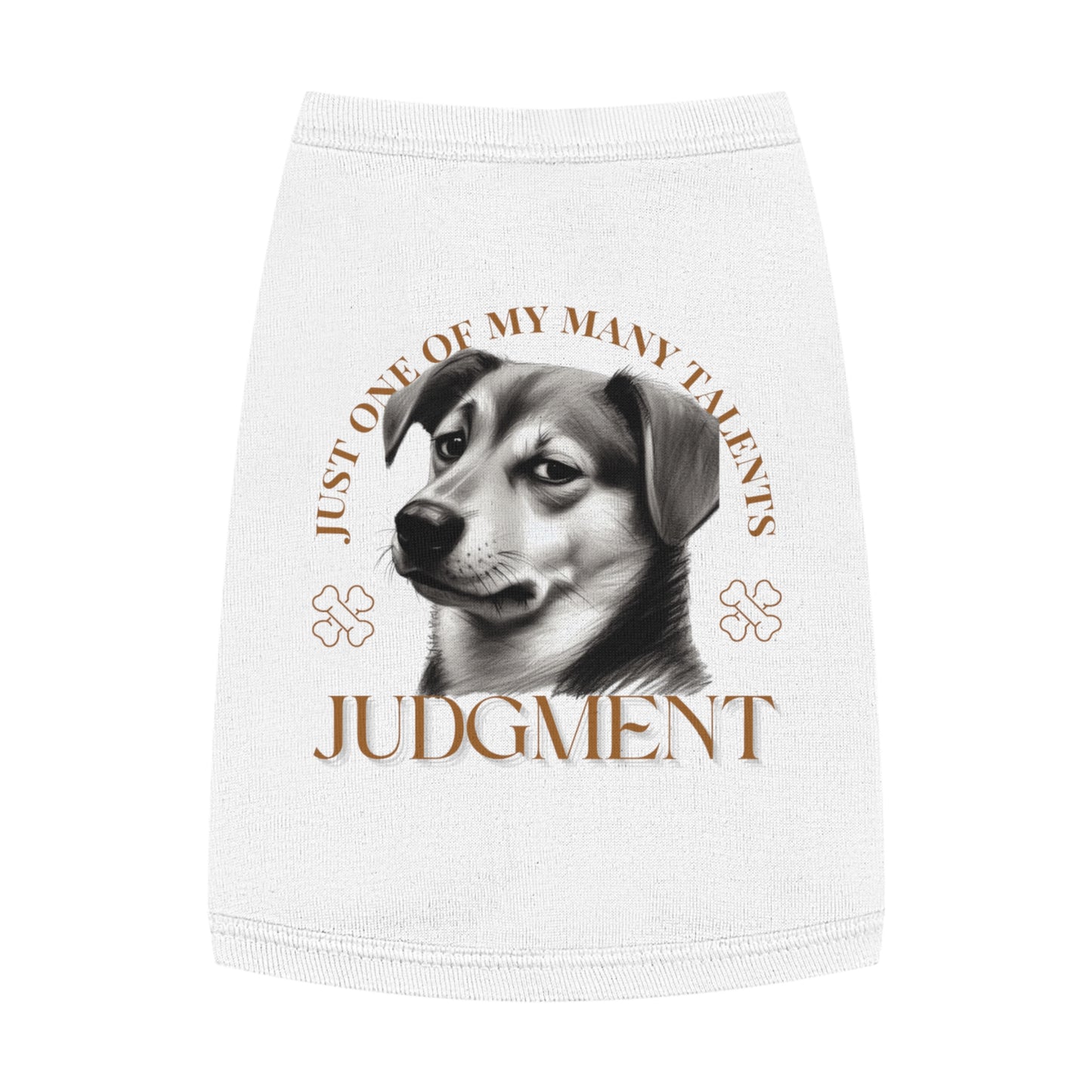 Judgment Talents – Matching Pet Tank for the Sassiest Pup