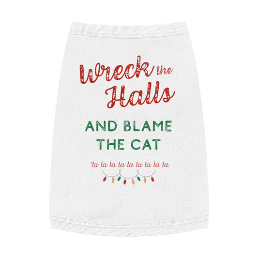 Wreck the Halls (and Blame the Cat) – Tee for the Guilty Pup