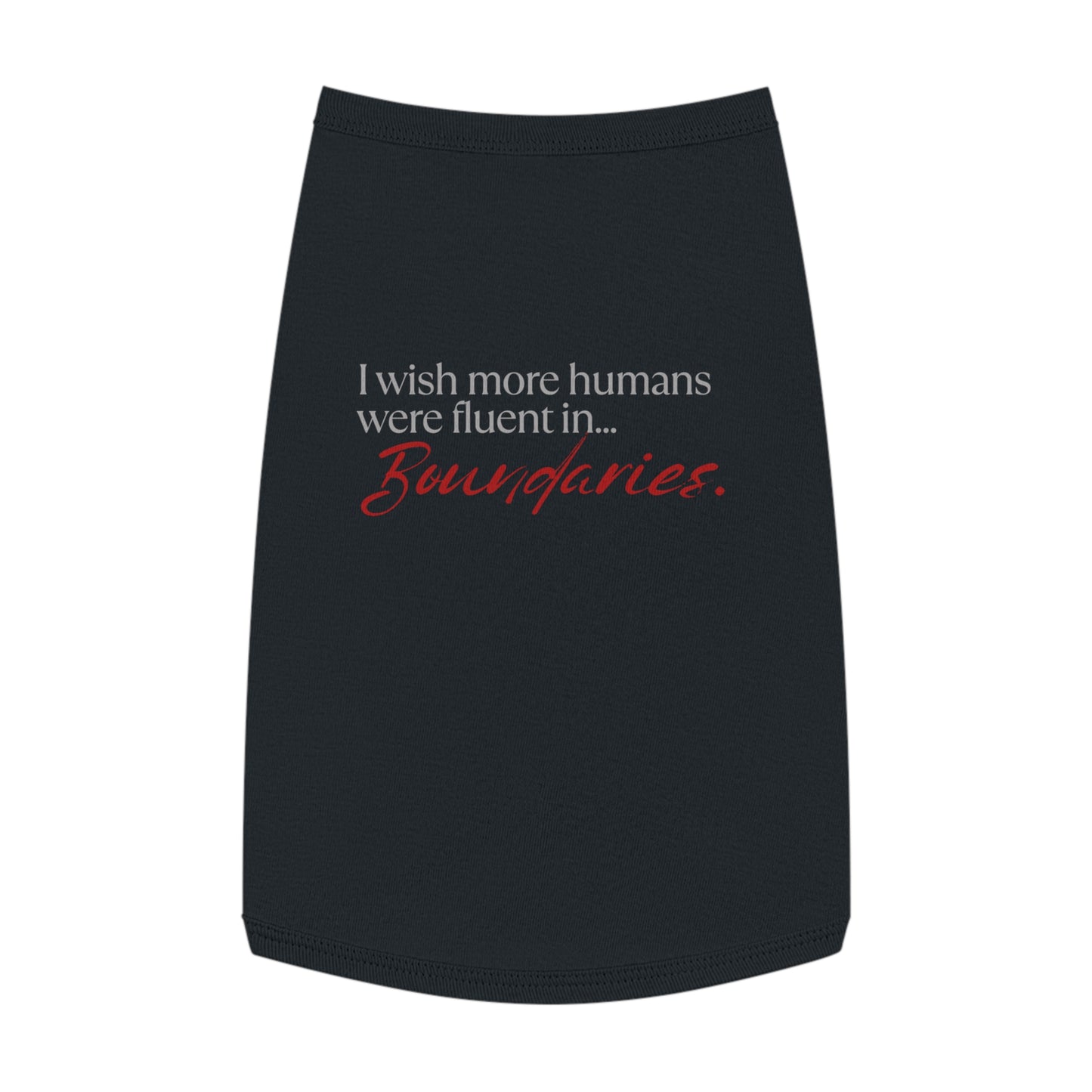 Fluent in Boundaries – Matching Cat Tank for the Independent Icon