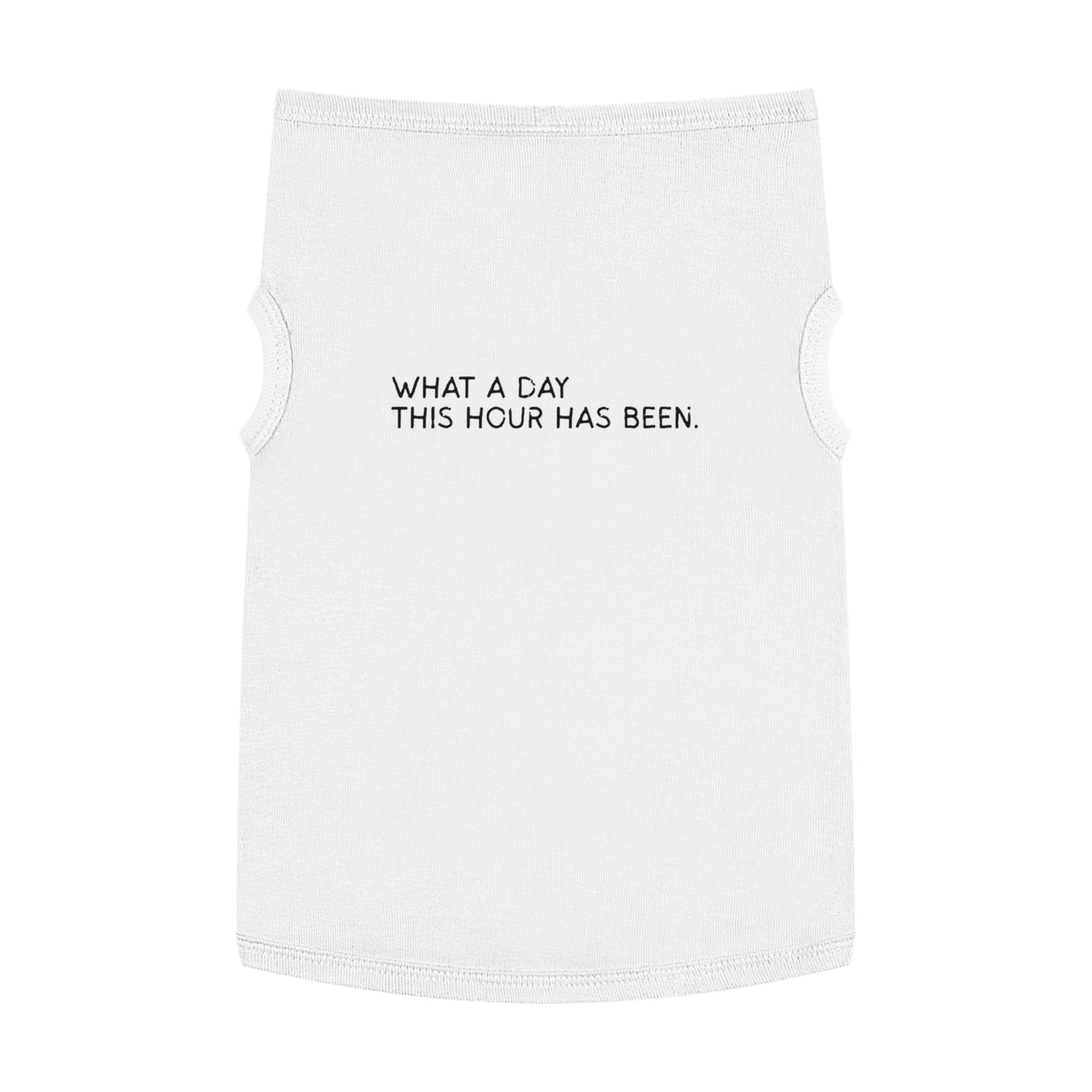 What a Day This Hour Has Been – Matching Pet Tank for the Dramatic Companion