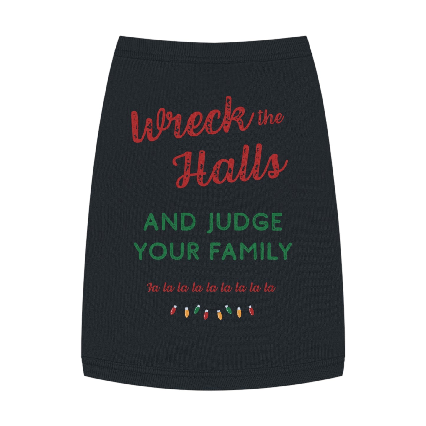 Wreck the Halls (and Judge Your Family) – Tee for the Festive Feline