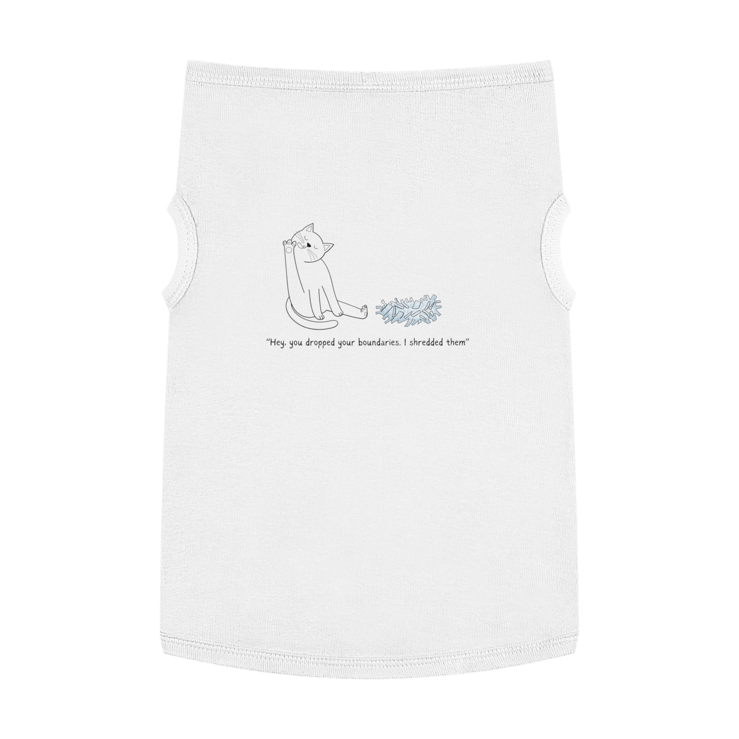 You Dropped Your Boundaries – Stick Figure Cat Tank