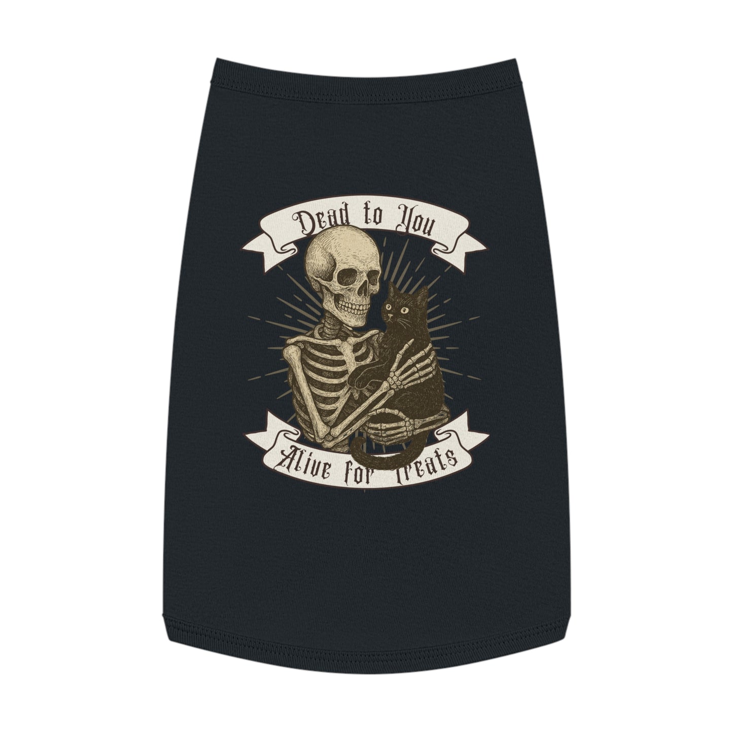 Dead Inside – Tee for the Treat-Obsessed Feline