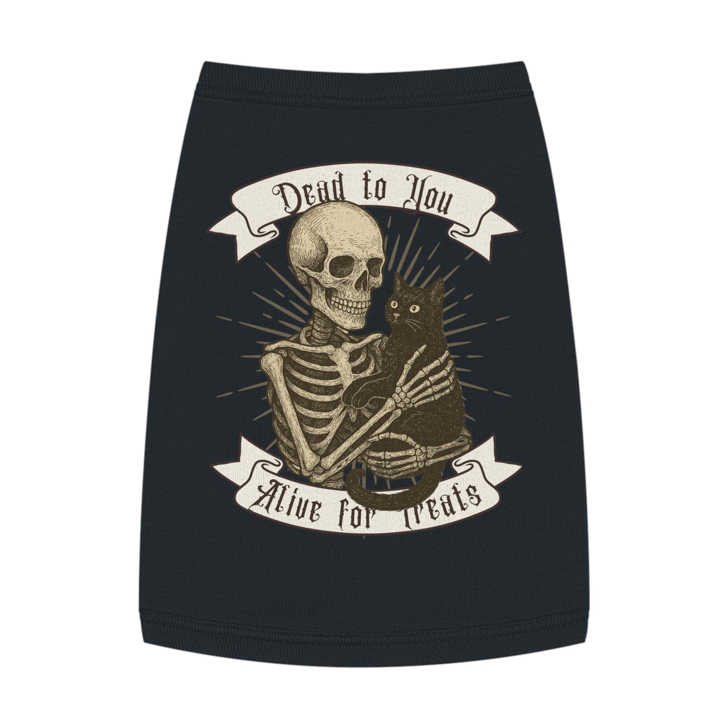 Dead Inside – Tee for the Treat-Obsessed Feline