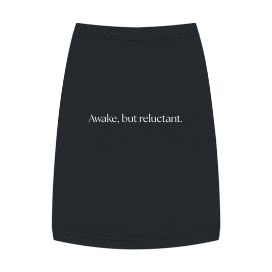 Awake, But Reluctant – Matching Pet Tank for the Barely Motivated (in Black)