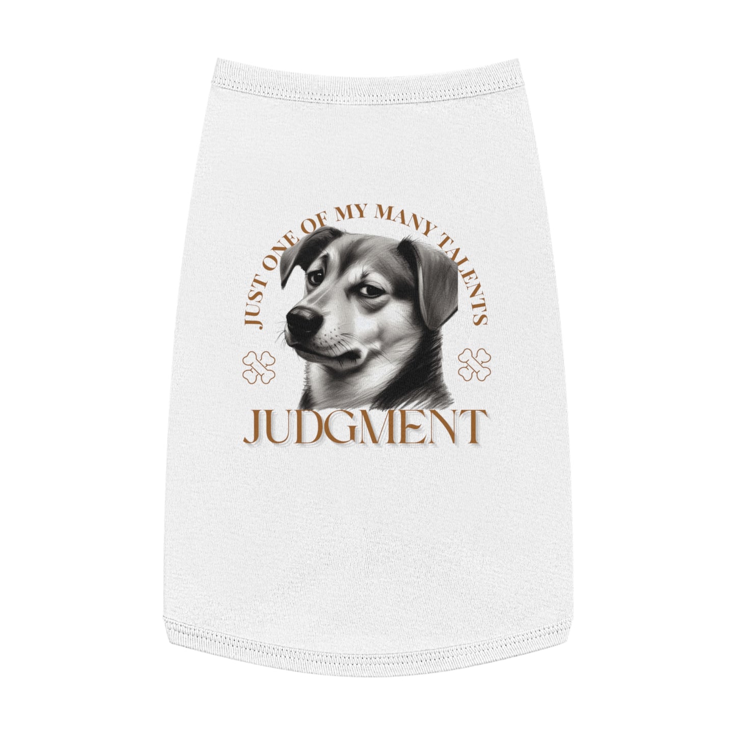 Judgment Talents – Matching Pet Tank for the Sassiest Pup