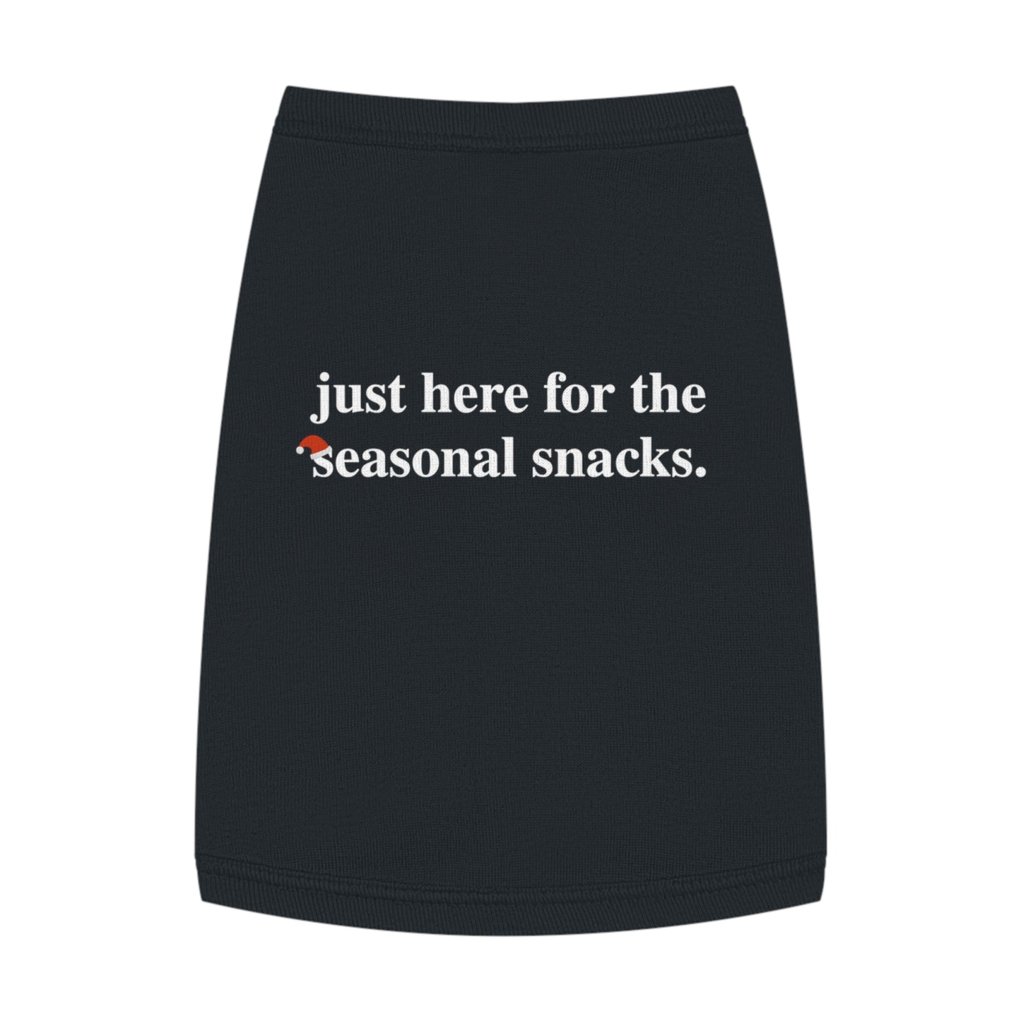 Seasonal Snacks – Tee for the Festive Foodie in Black