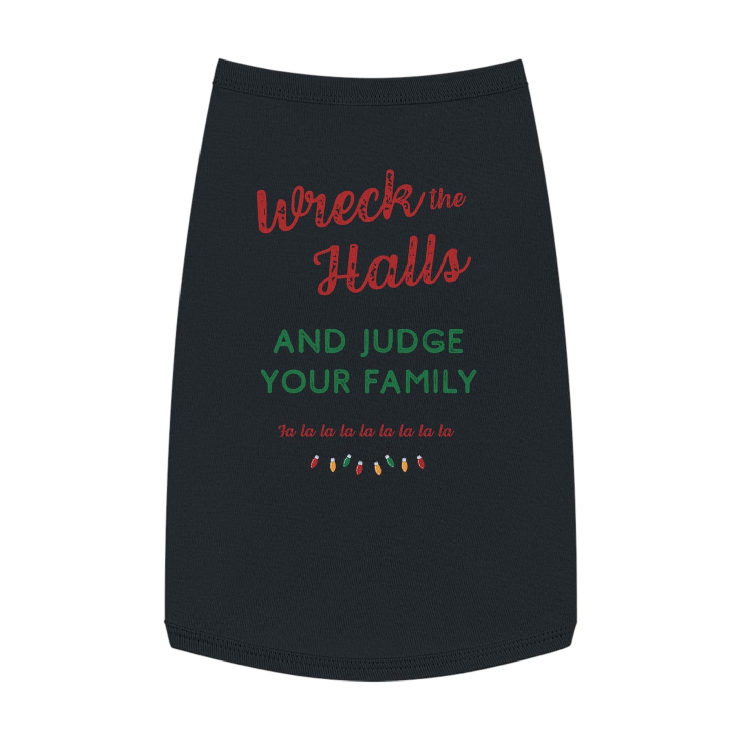 Wreck the Halls (and Judge Your Family) – Tee for the Festive Feline