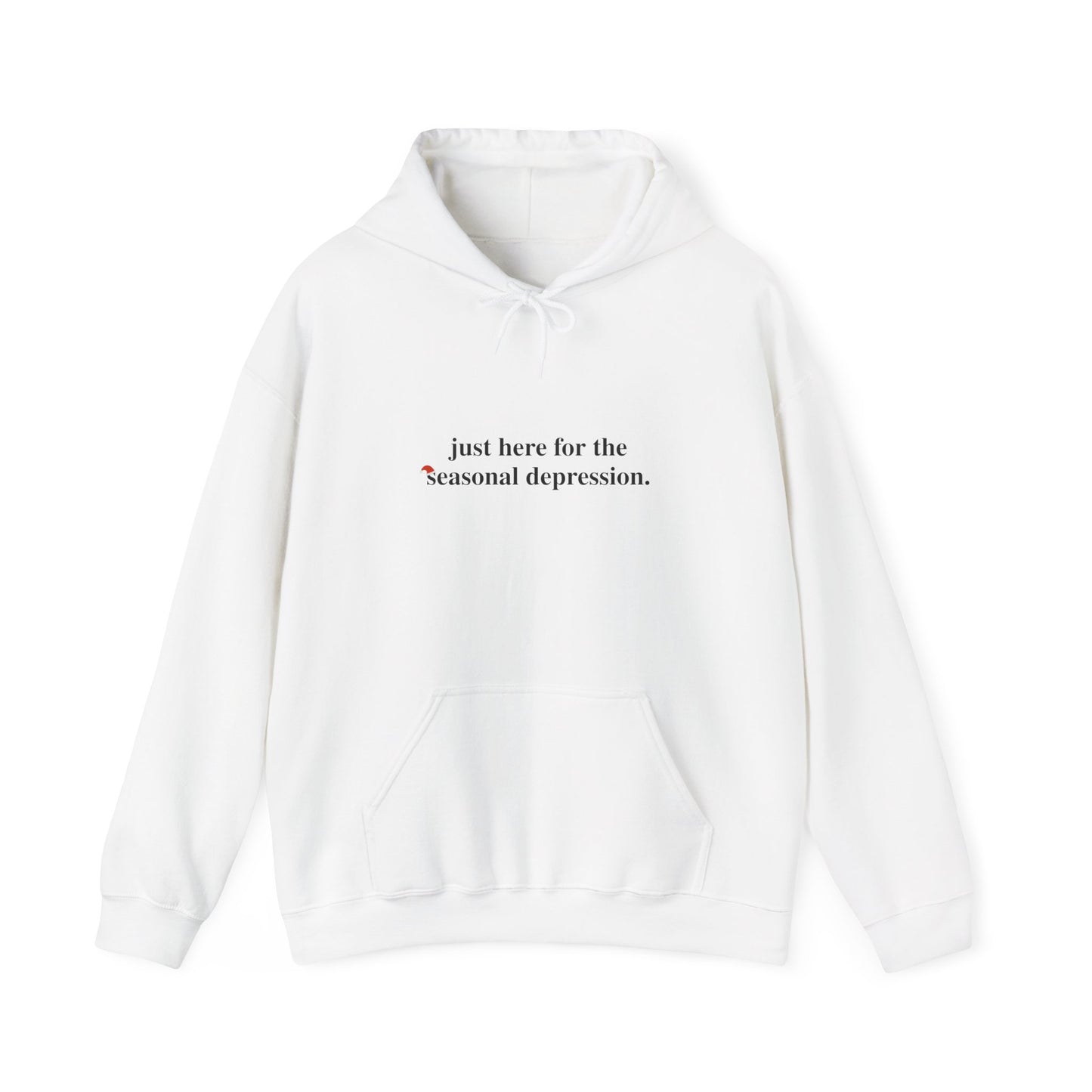 Seasonal Depression – Hoodie for the Holiday Realist