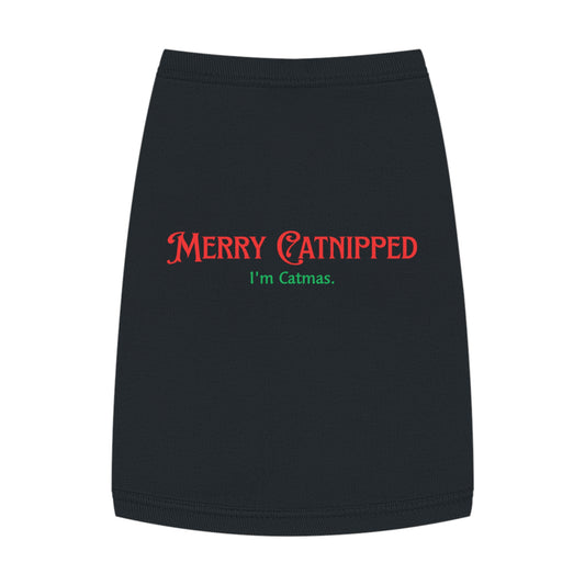 Merry Catnipped – Tee for the Festively Feral Feline