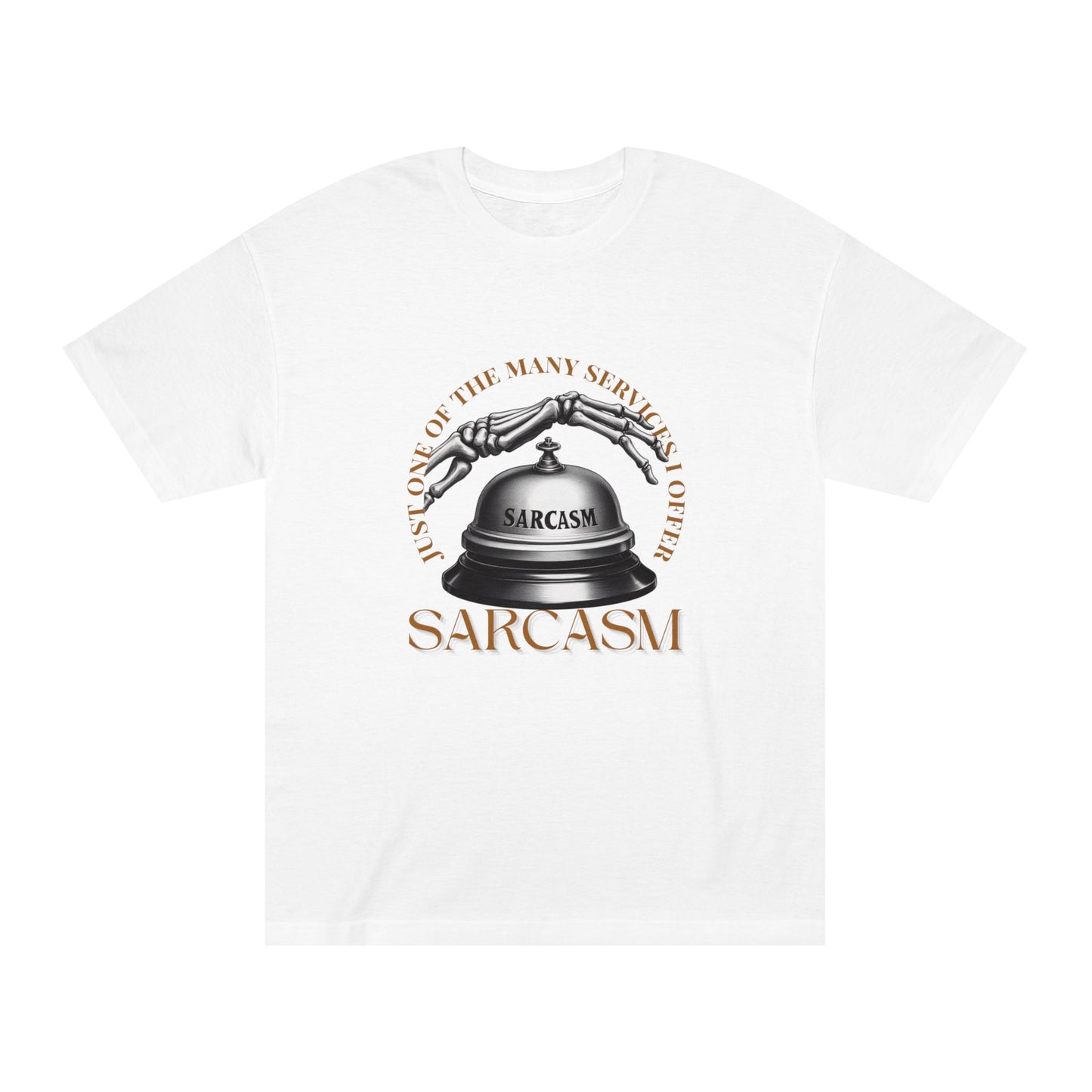 Sarcasm Services – Dry Humor Statement Tee