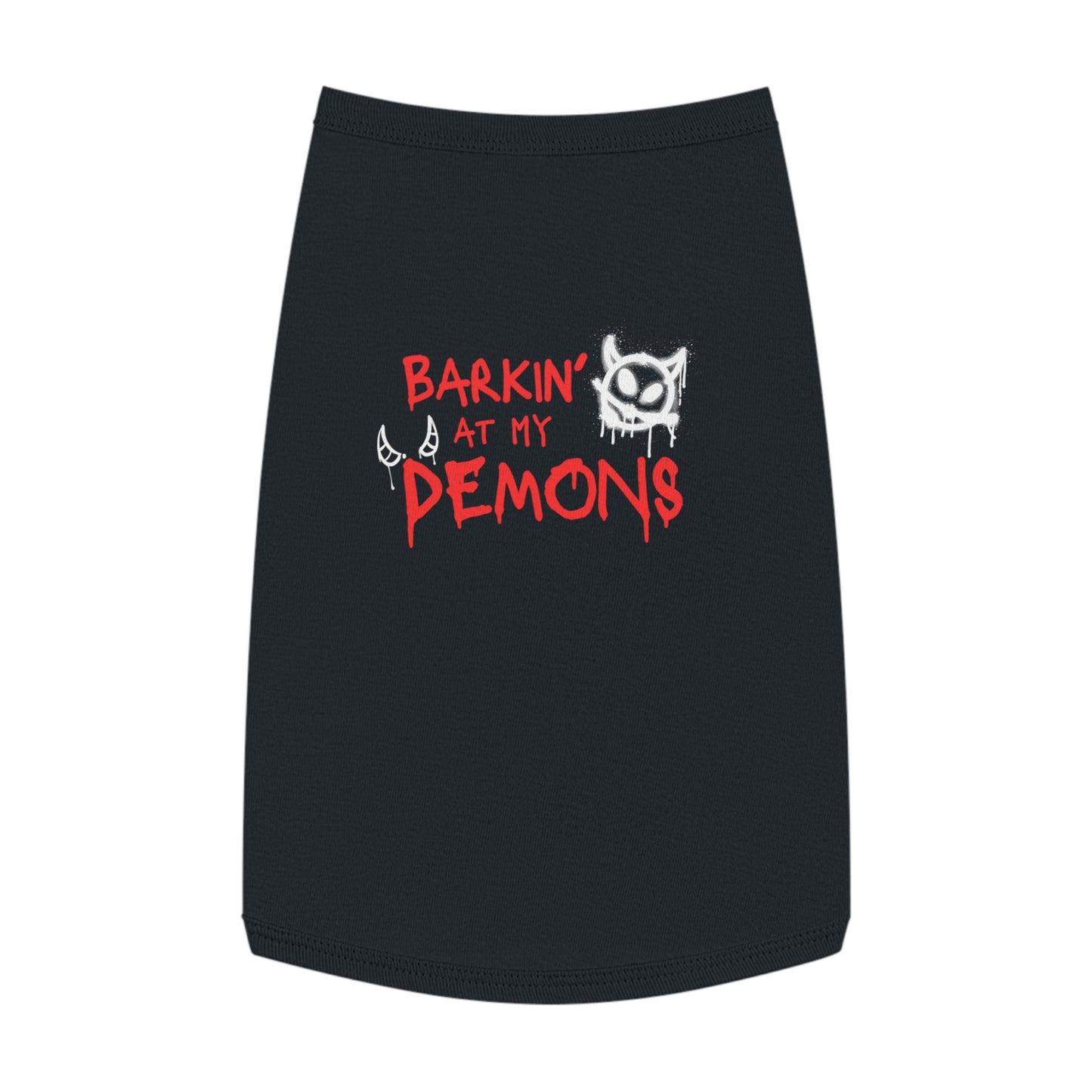 Barkin’ At My Demons – Graffiti Dog Tank